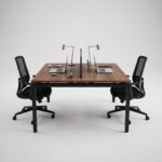 Table de réunion semi-métallique sur mesure – Image 2