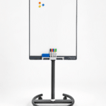 Tableau Flip Chart en Verre Mobile