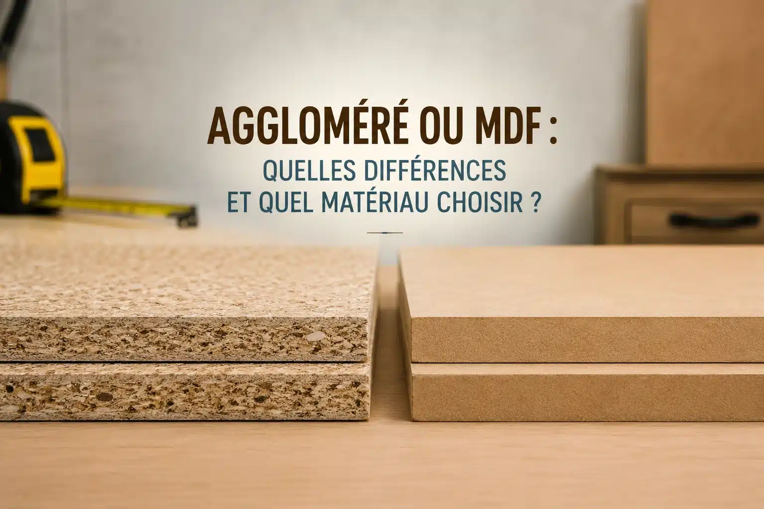 Aggloméré ou MDF