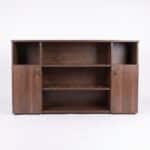 Bahut de Bureau en Bois MDF avec Portes Battantes – 200 × 40 × 80 cm