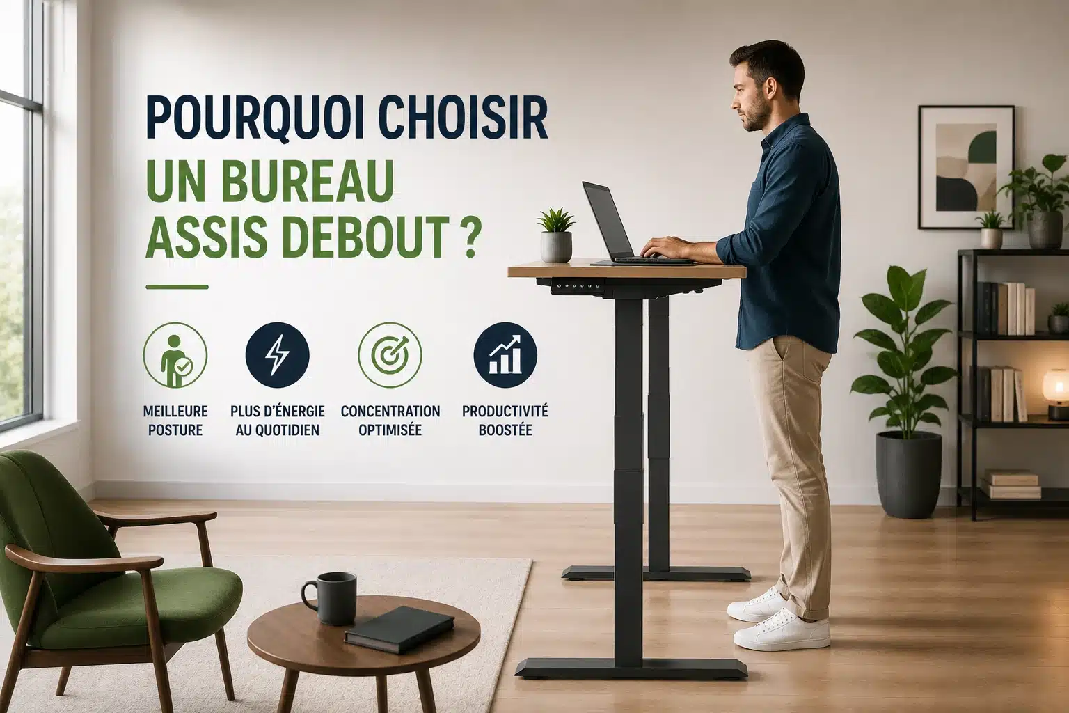 Pourquoi choisir un bureau assis debout