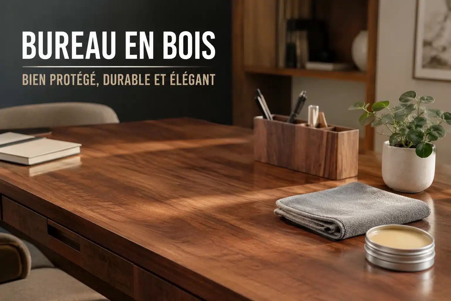 Protéger un bureau en bois