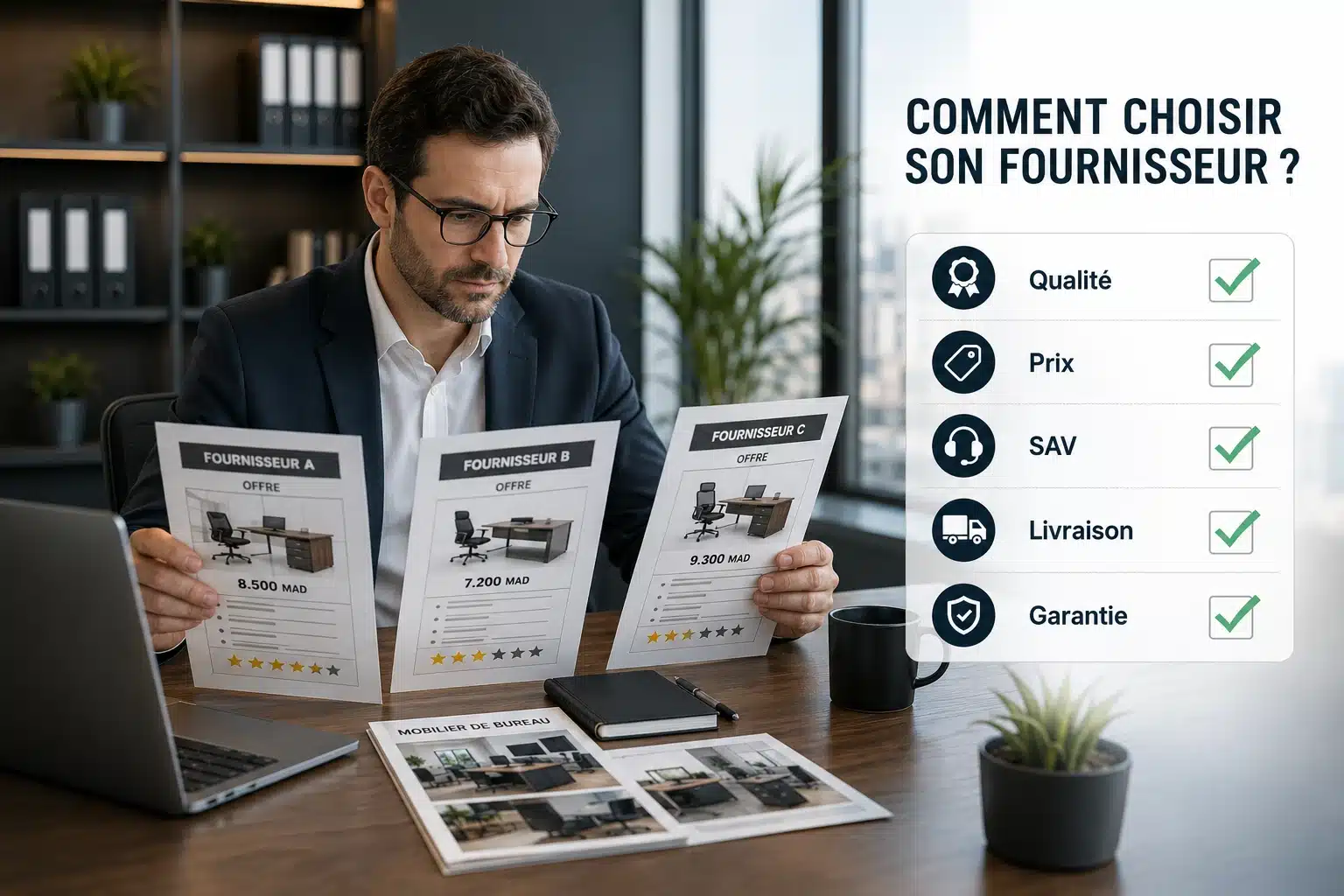 Guide pratique pour choisir son fournisseur de mobilier de bureau