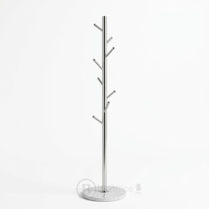 Porte-Manteau Inox avec Base Marbre 170 cm