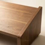 Repose-Pieds de Bureau Incliné Effet Noyer – Image 3