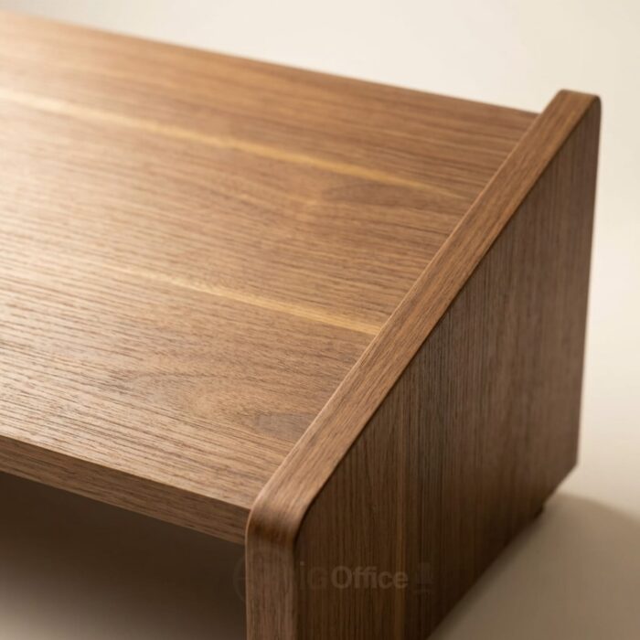 Repose-Pieds de Bureau Incliné Effet Noyer – Image 3