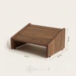 Repose-Pieds de Bureau Incliné Effet Noyer – Image 6