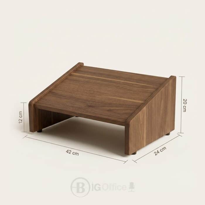 Repose-Pieds de Bureau Incliné Effet Noyer – Image 6